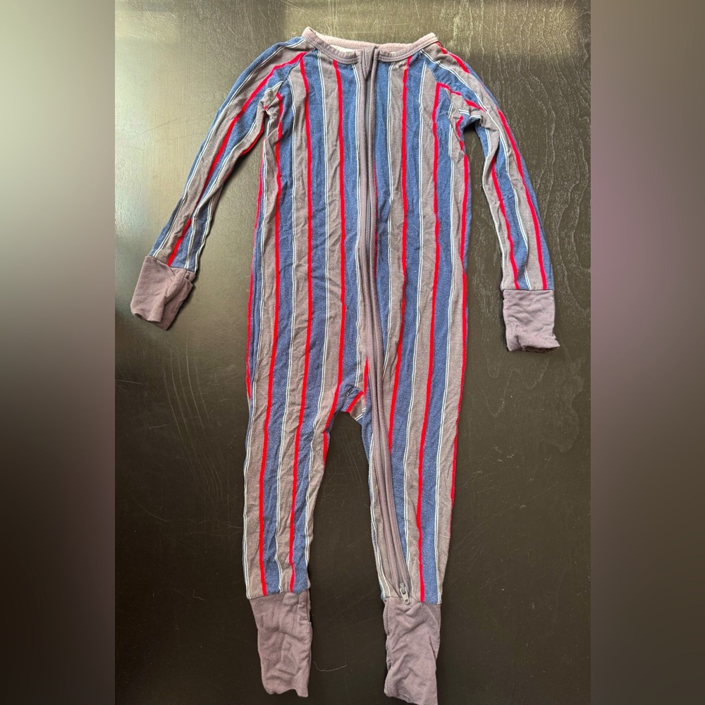 Little Sleepies Pinstripes Zippy